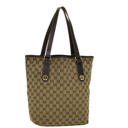 GUCCI GG Canvas Tote Bag Beige 153009  ep2313