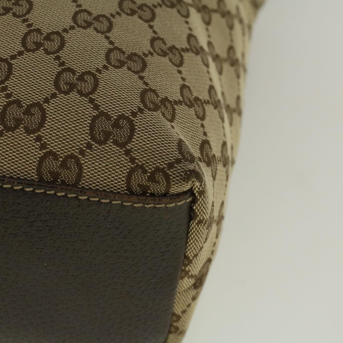 GUCCI GG Canvas Tote Bag Beige 153009  ep2313