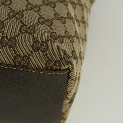 GUCCI GG Canvas Tote Bag Beige 153009  ep2313