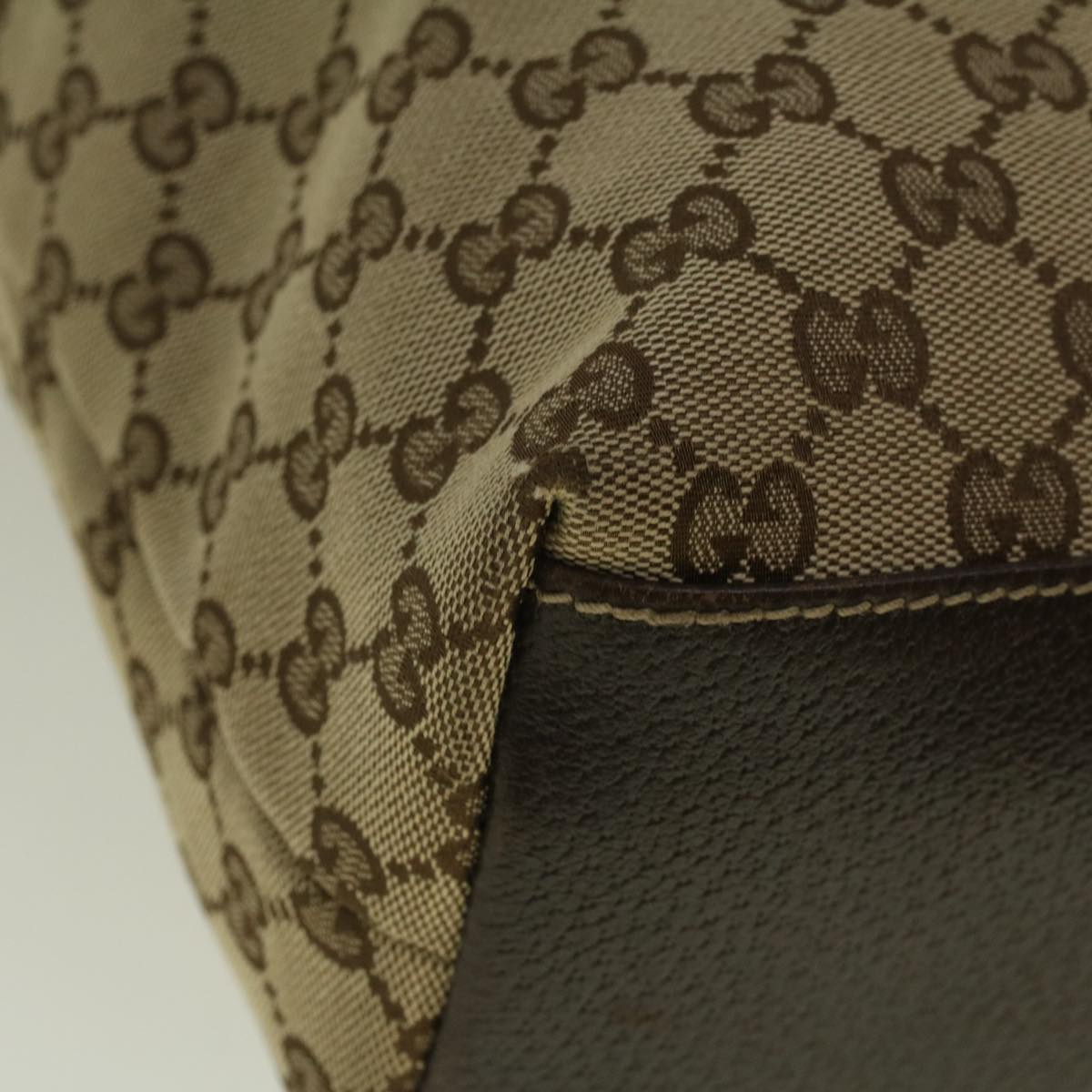 GUCCI GG Canvas Tote Bag Beige 153009  ep2313