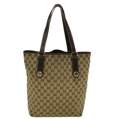 GUCCI GG Canvas Tote Bag Beige 153009  ep2313