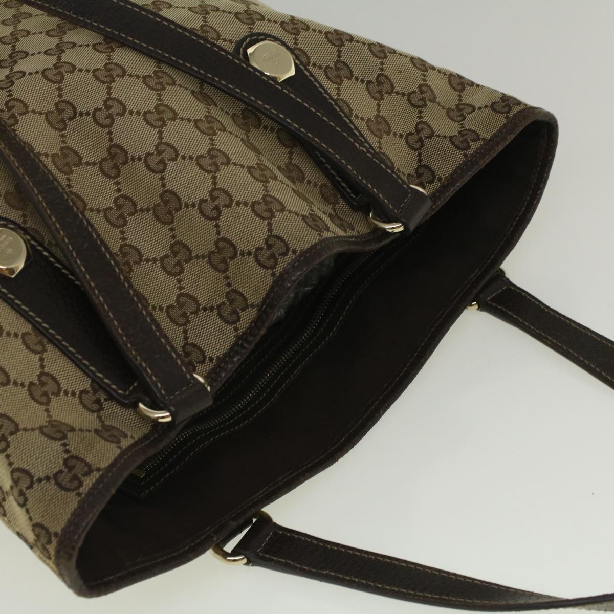 GUCCI GG Canvas Tote Bag Beige 153009  ep2313