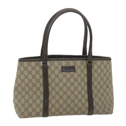 GUCCI GG Supreme Tote Bag PVC Leather Beige 114595  ep2322