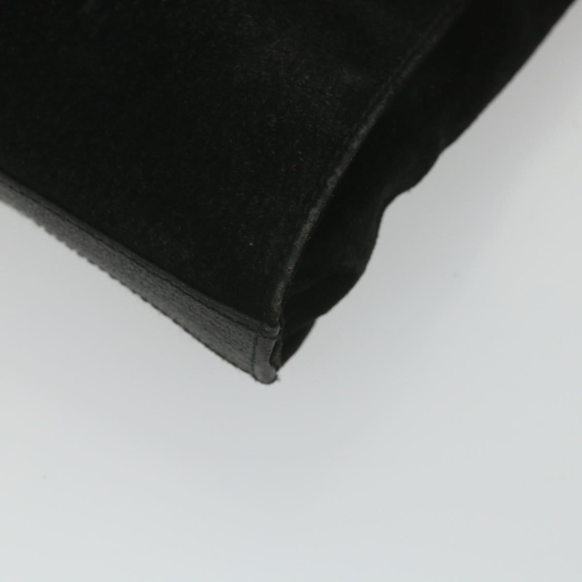 GUCCI Bamboo Tote Bag Suede Black 001 1095 1878  ep2327