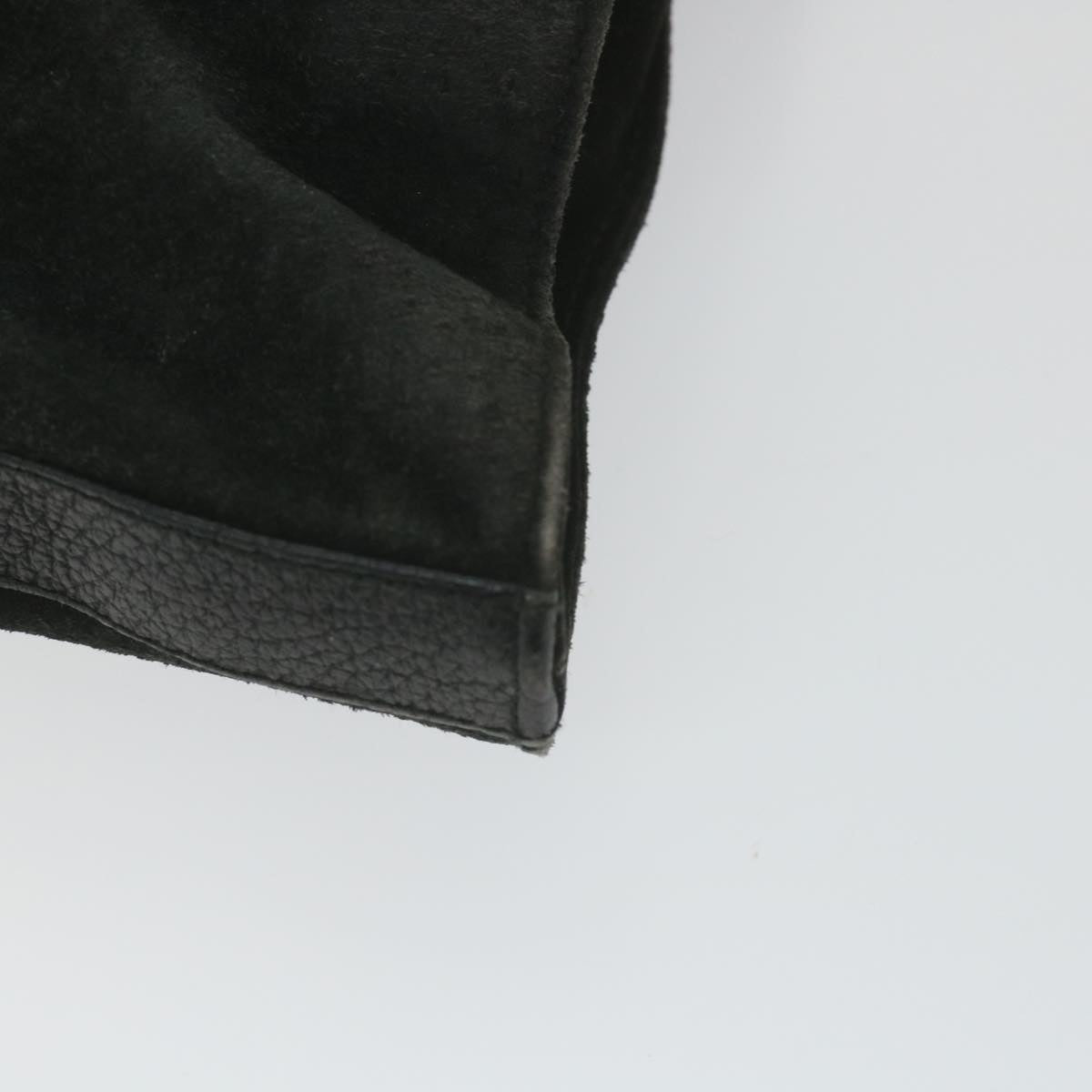 GUCCI Bamboo Tote Bag Suede Black 001 1095 1878  ep2327