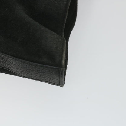 GUCCI Bamboo Tote Bag Suede Black 001 1095 1878  ep2327
