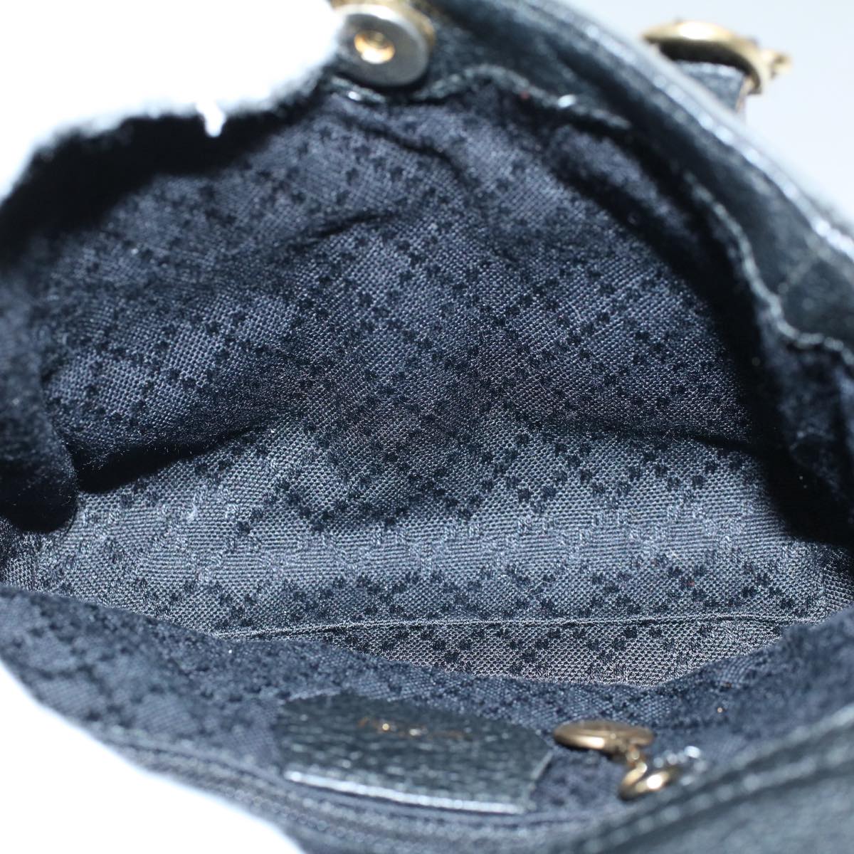 GUCCI Bamboo Hand Bag Suede Leather Black 007 1793 0238  ep2337