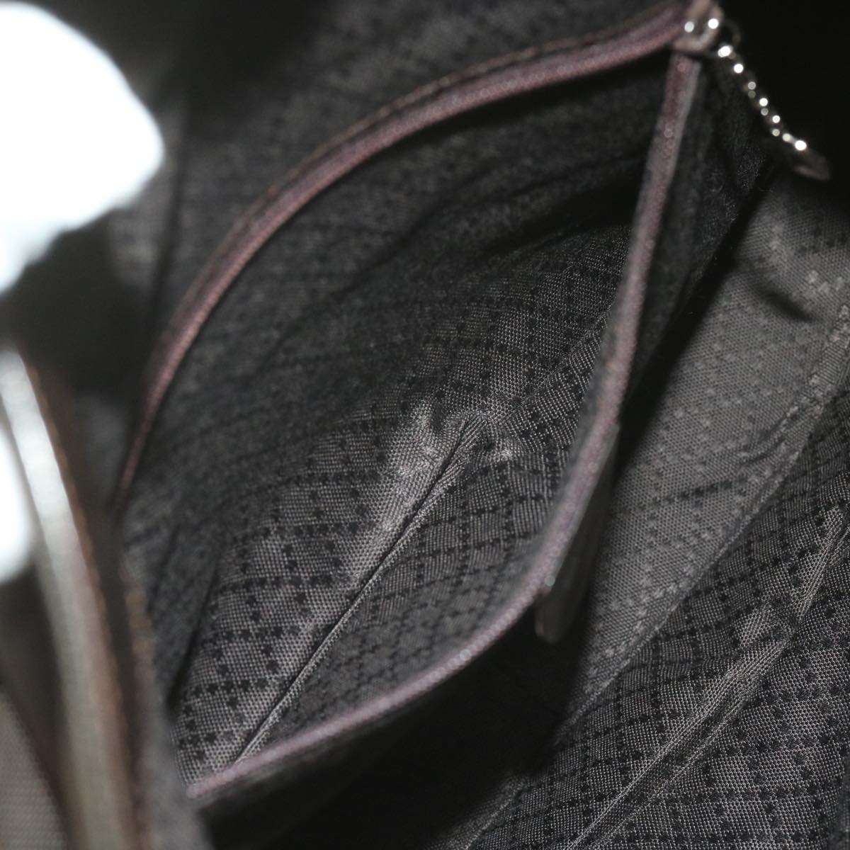 GUCCI Bamboo Shoulder Bag Nylon Black 001 1781 1577  ep2348