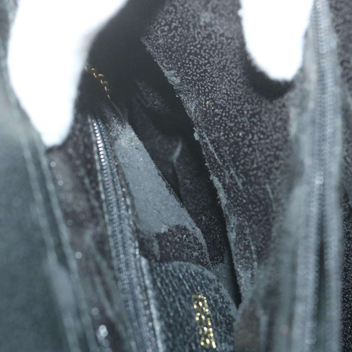GUCCI Bamboo Hand Bag Leather Black  ep2375