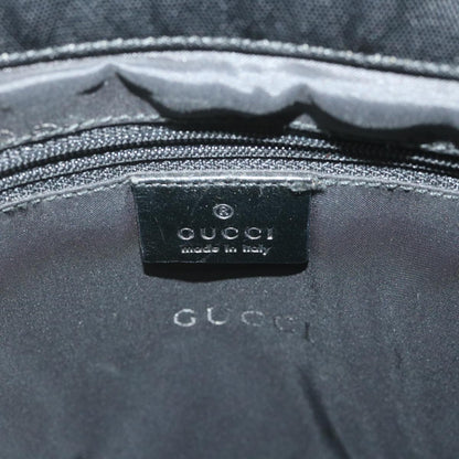 GUCCI Bamboo Hand Bag Canvas Black 002 1016 002855  ep2401