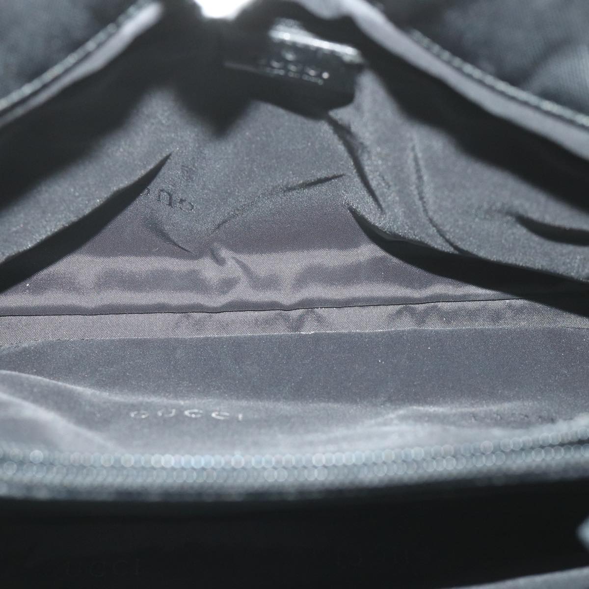 GUCCI Bamboo Hand Bag Canvas Black 002 1016 002855  ep2401