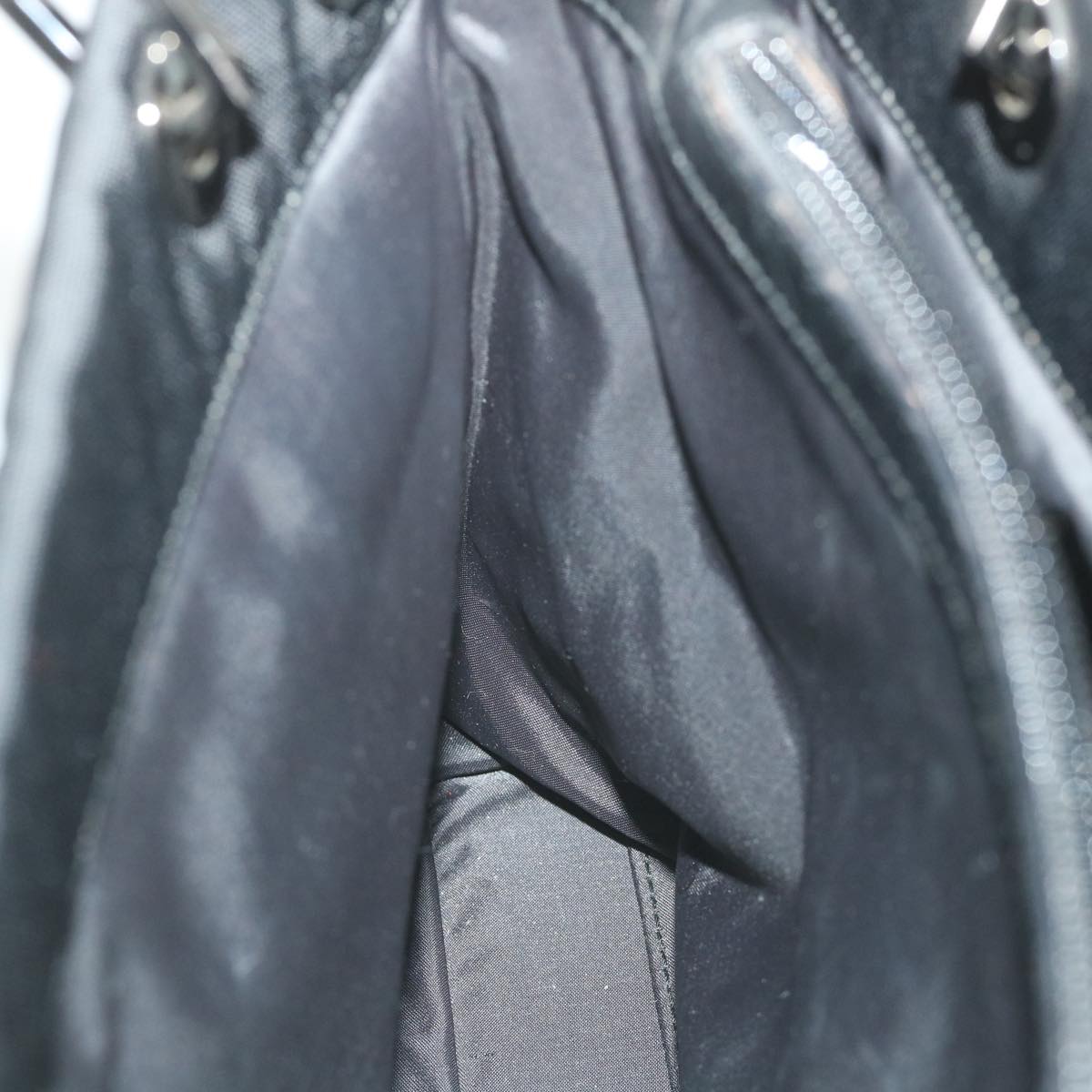 GUCCI Bamboo Hand Bag Canvas Black 002 1016 002855  ep2401