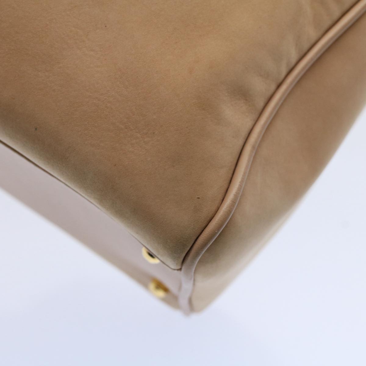 GUCCI Bamboo Hand Bag Suede Beige 000 3444 0294  ep2406