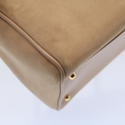 GUCCI Bamboo Hand Bag Suede Beige 000 3444 0294  ep2406