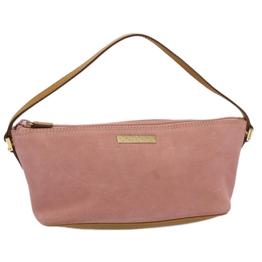 GUCCI Accessory Pouch Suede Pink 039 1103 2123  ep2415