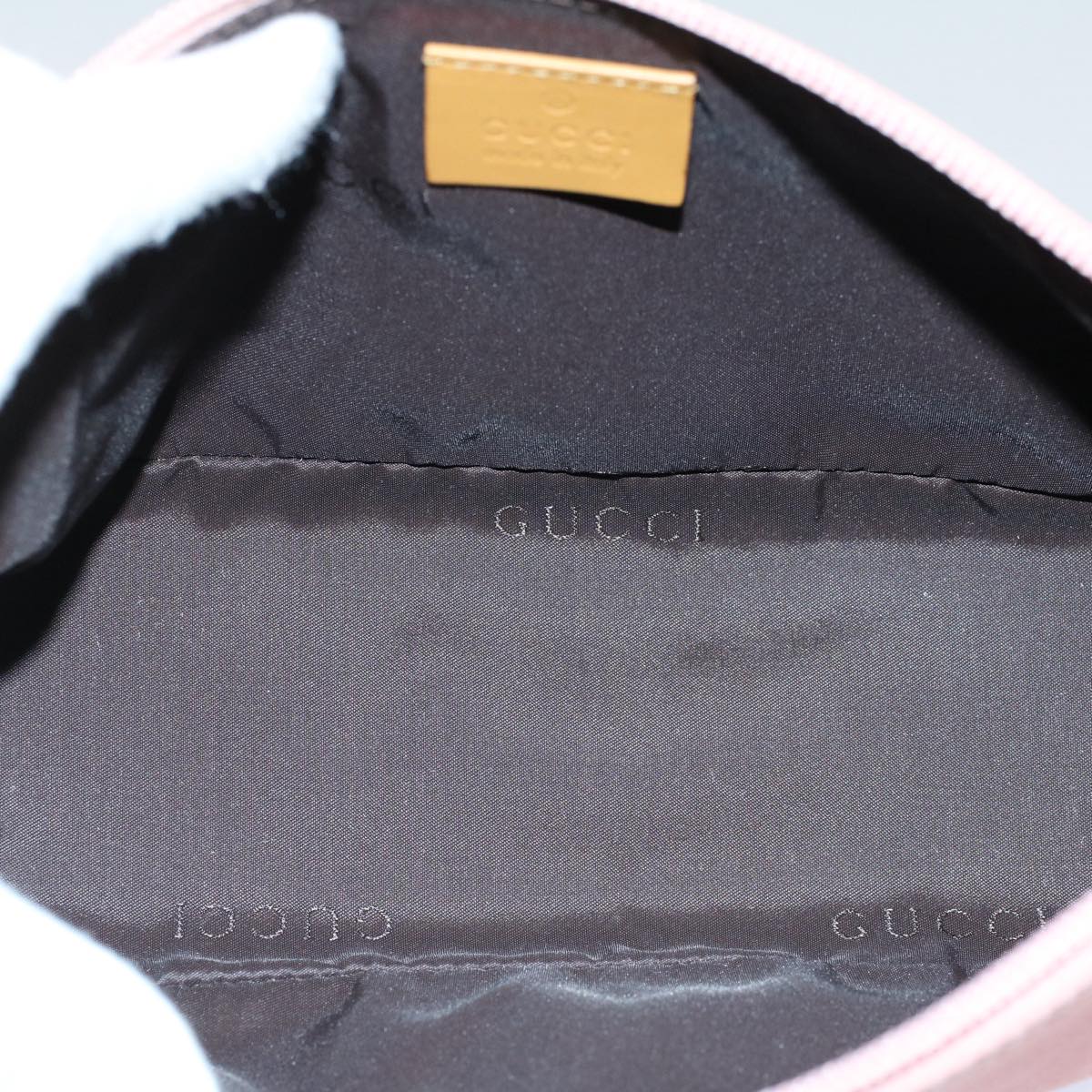 GUCCI Accessory Pouch Suede Pink 039 1103 2123  ep2415