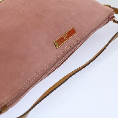 GUCCI Accessory Pouch Suede Pink 039 1103 2123  ep2415