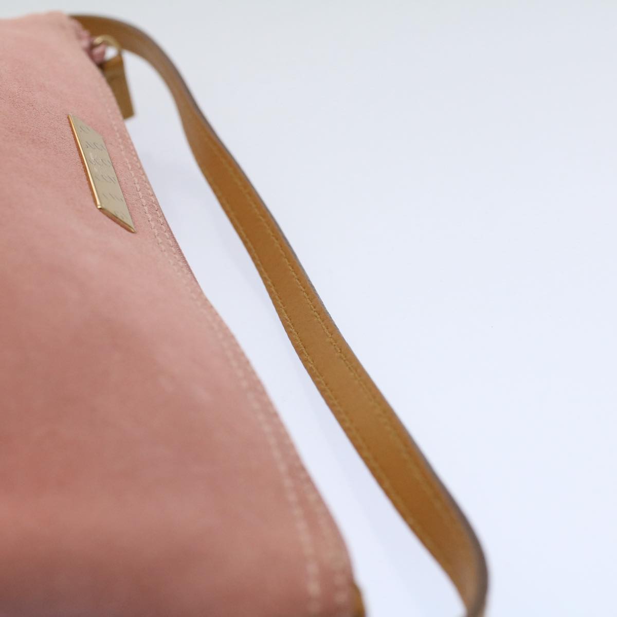 GUCCI Accessory Pouch Suede Pink 039 1103 2123  ep2415