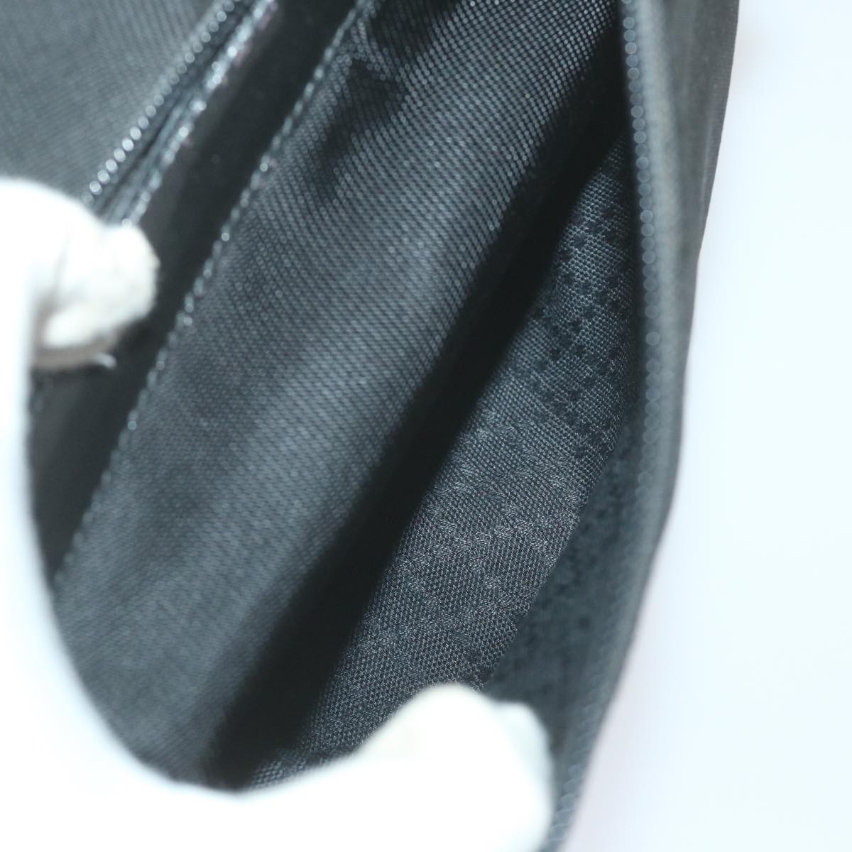 GUCCI Bamboo Shoulder Bag Canvas 2way Black 002 3754 0506  ep2424