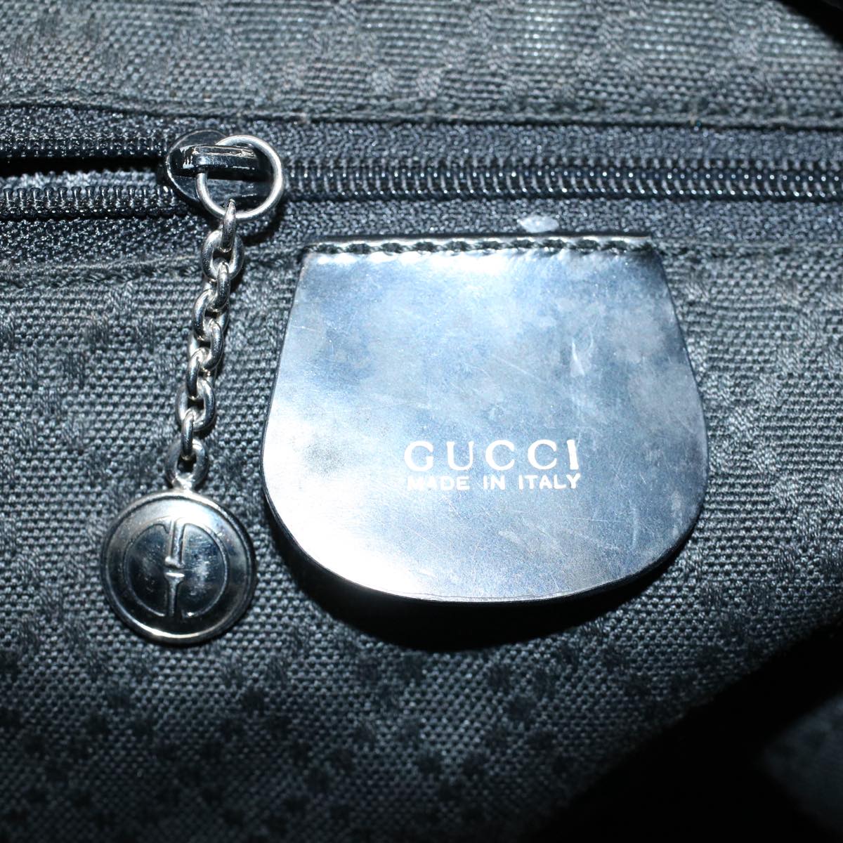 GUCCI Bamboo Shoulder Bag Nylon Black 000 1998 0531  ep2444