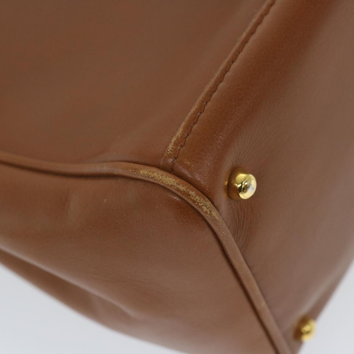 GUCCI Bamboo Hand Bag Leather 2way Brown 000 122 0316  ep2453