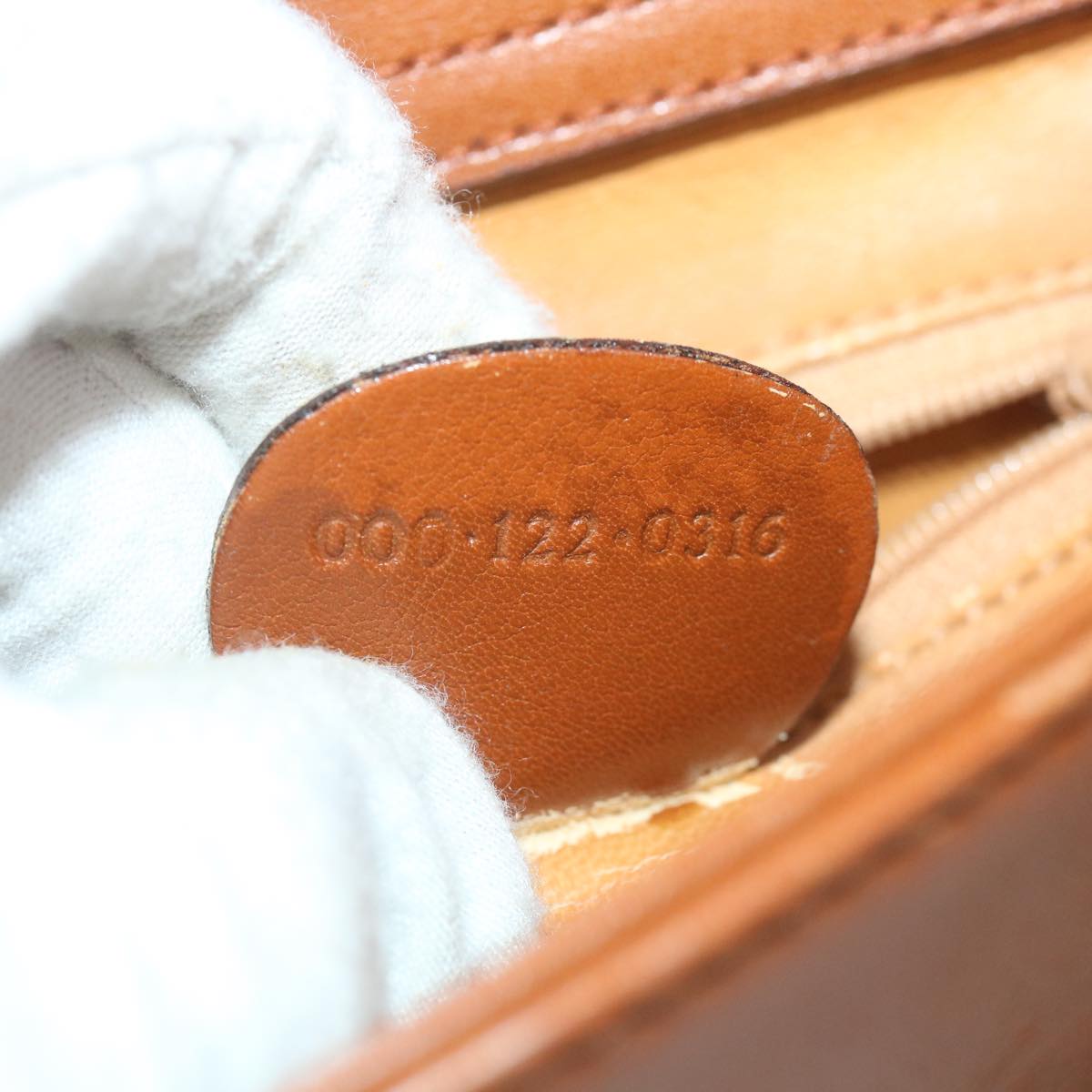 GUCCI Bamboo Hand Bag Leather 2way Brown 000 122 0316  ep2453