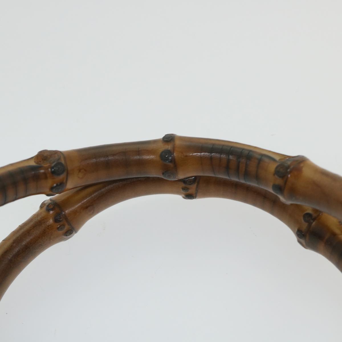 GUCCI Bamboo Hand Bag Leather 2way Brown 000 122 0316  ep2453