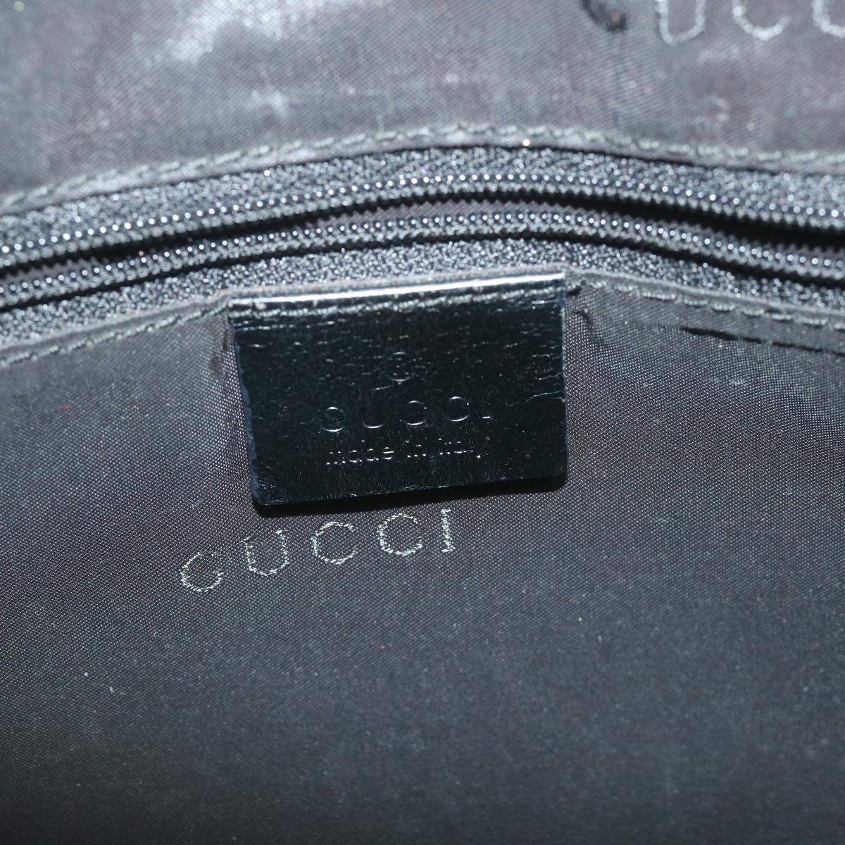 GUCCI Bamboo Shoulder Bag Canvas 2way Black 0011638  ep2478