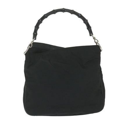 GUCCI Bamboo Shoulder Bag Canvas 2way Black 0011638  ep2478