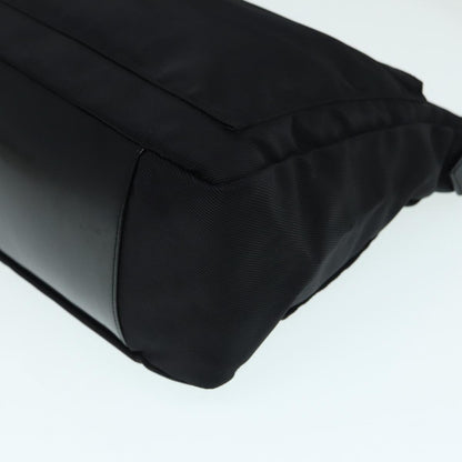 GUCCI Bamboo Hand Bag Nylon Black Silver 000 0509  ep5387
