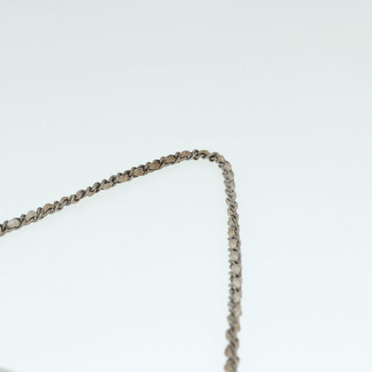 CHANEL Chain New Travel Line Shoulder Bag Nylon Beige Silver CC ep5439