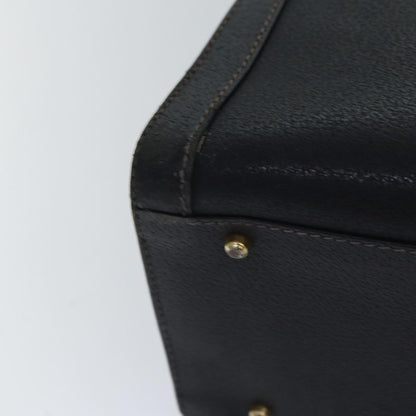 GUCCI Bamboo Hand Bag Leather Black Gold 002 123 0260  ep5446