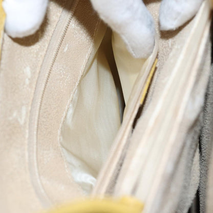 GUCCI Bamboo Hand Bag Suede Leather Yellow Gold 002 2853 0260 0  ep5476