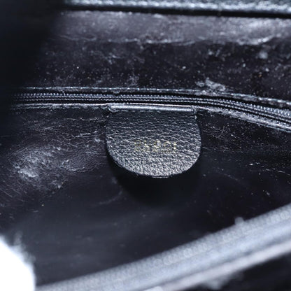 GUCCI Bamboo Hand Bag Suede Leather Black Gold 002 1186 0260  ep5511