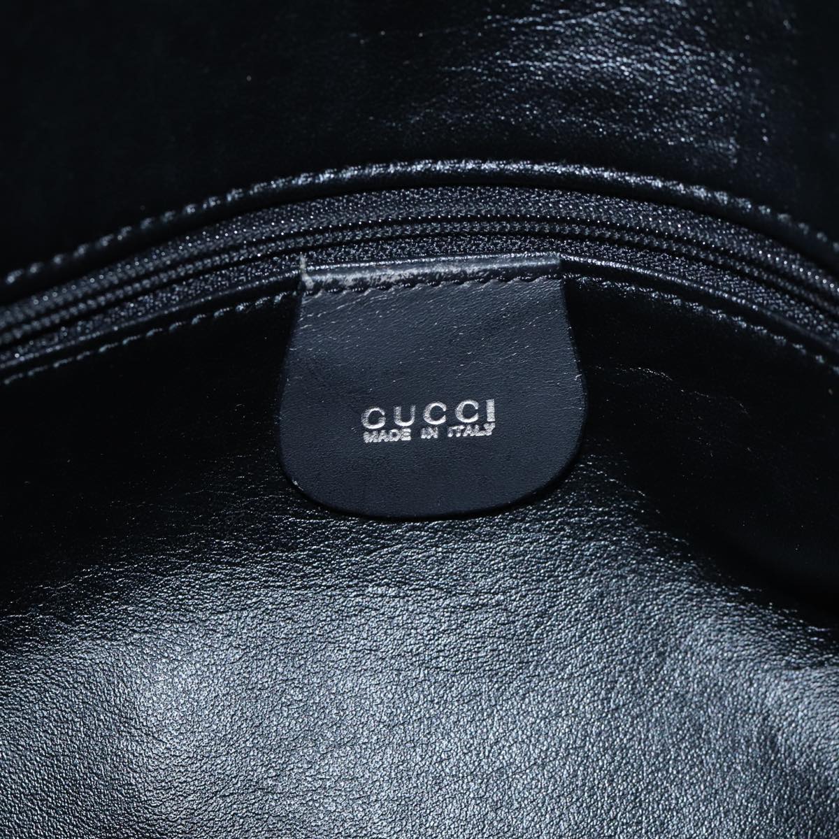 GUCCI Bamboo Hand Bag Suede Black Gold 001 2113 1638  ep5589
