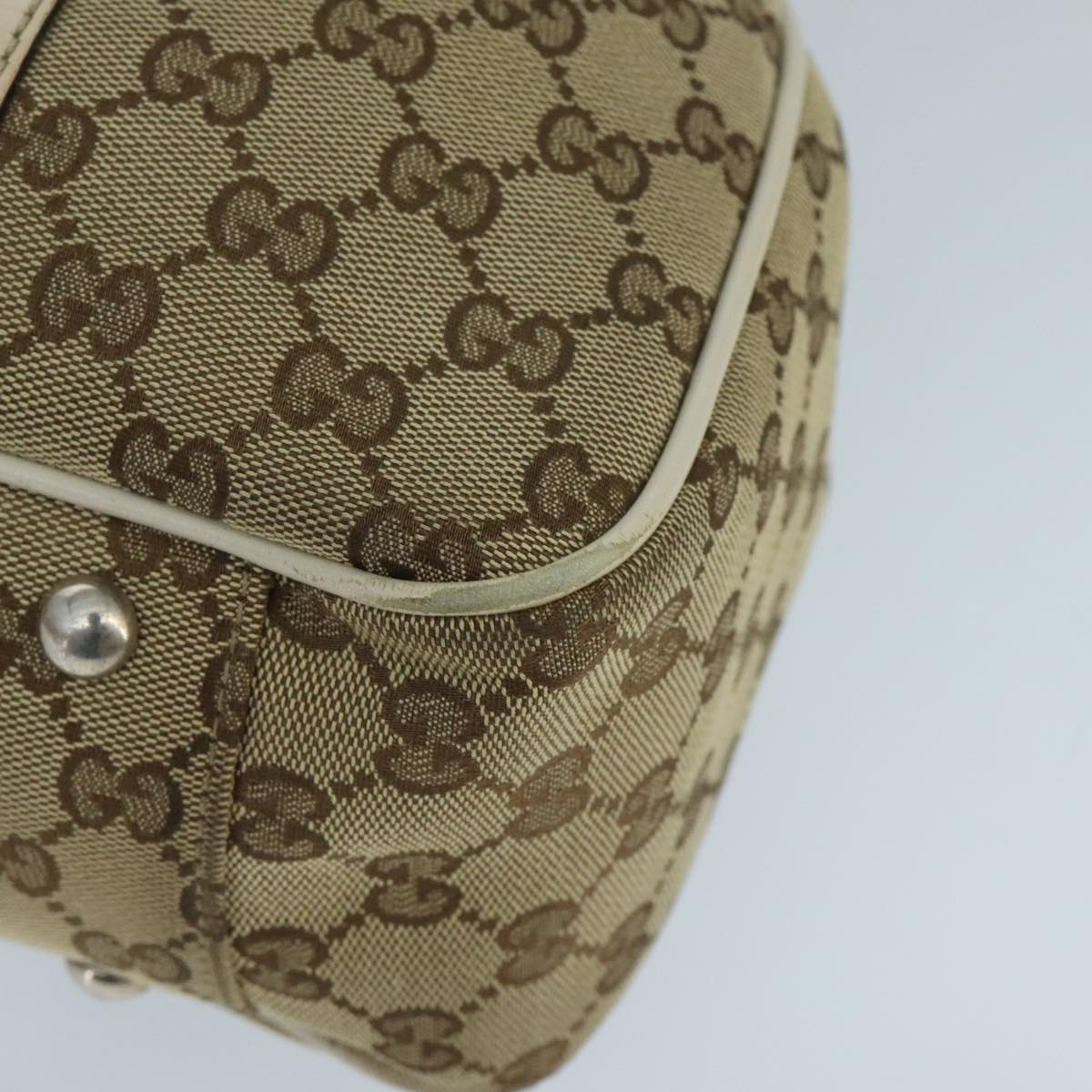 GUCCI GG Canvas GG Twins Tote Bag Beige Gold 232957  ep6314
