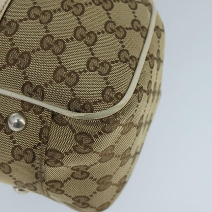 GUCCI GG Canvas GG Twins Tote Bag Beige Gold 232957  ep6314