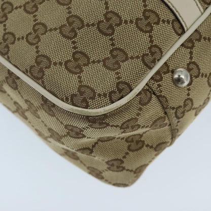 GUCCI GG Canvas GG Twins Tote Bag Beige Gold 232957  ep6314