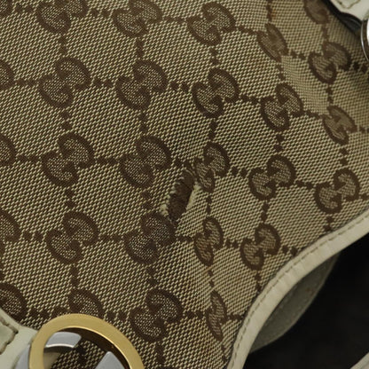 GUCCI GG Canvas GG Twins Tote Bag Beige Gold 232957  ep6314
