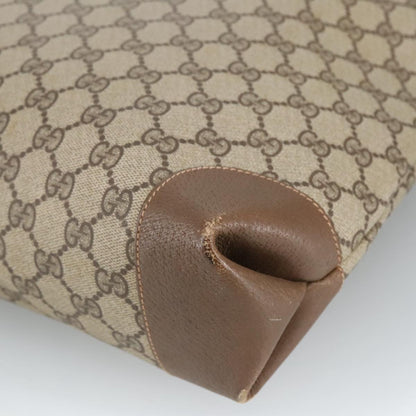 GUCCI GG Supreme Web Sherry Line Interlocking Tote Bag PVC Beige  ep6353