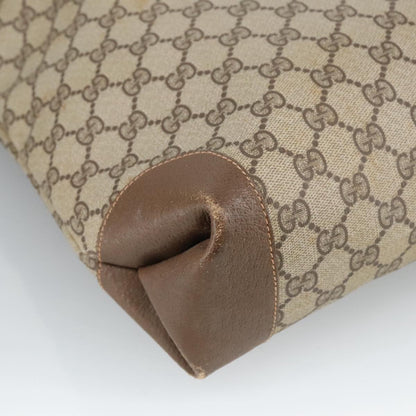GUCCI GG Supreme Web Sherry Line Interlocking Tote Bag PVC Beige  ep6353