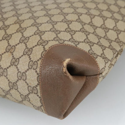 GUCCI GG Supreme Web Sherry Line Interlocking Tote Bag PVC Beige  ep6353