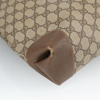 GUCCI GG Supreme Web Sherry Line Interlocking Tote Bag PVC Beige  ep6353