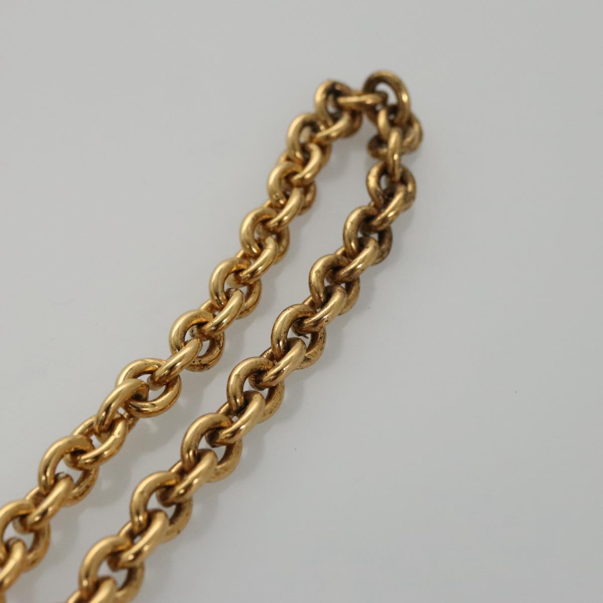 CHANEL Necklace metal Gold CC ep6760