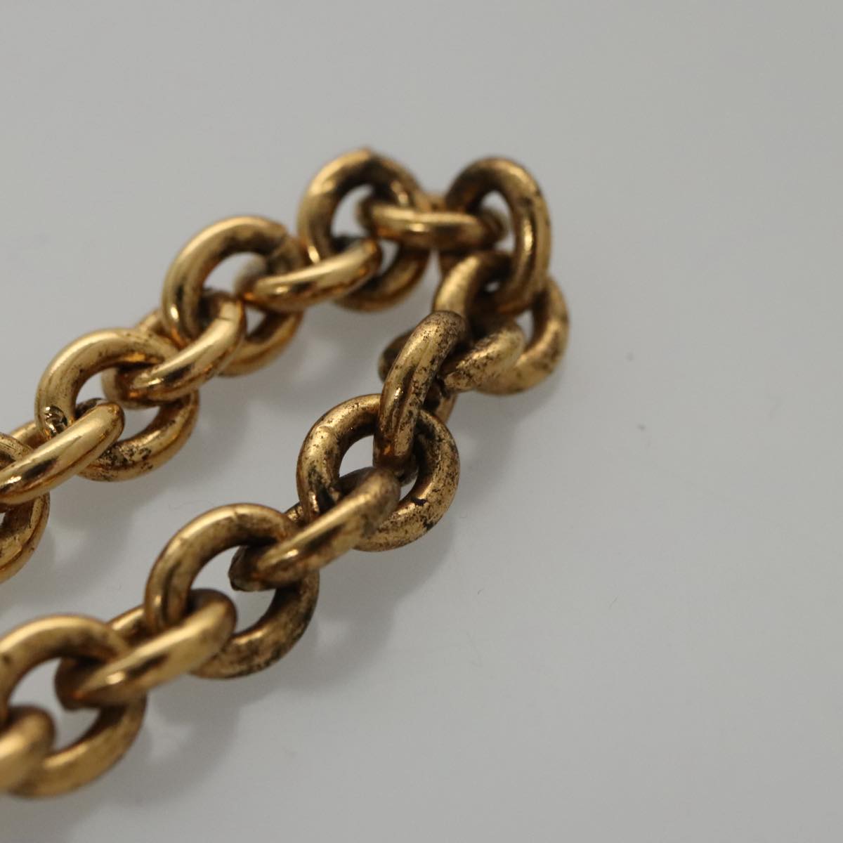 CHANEL Necklace metal Gold CC ep6760