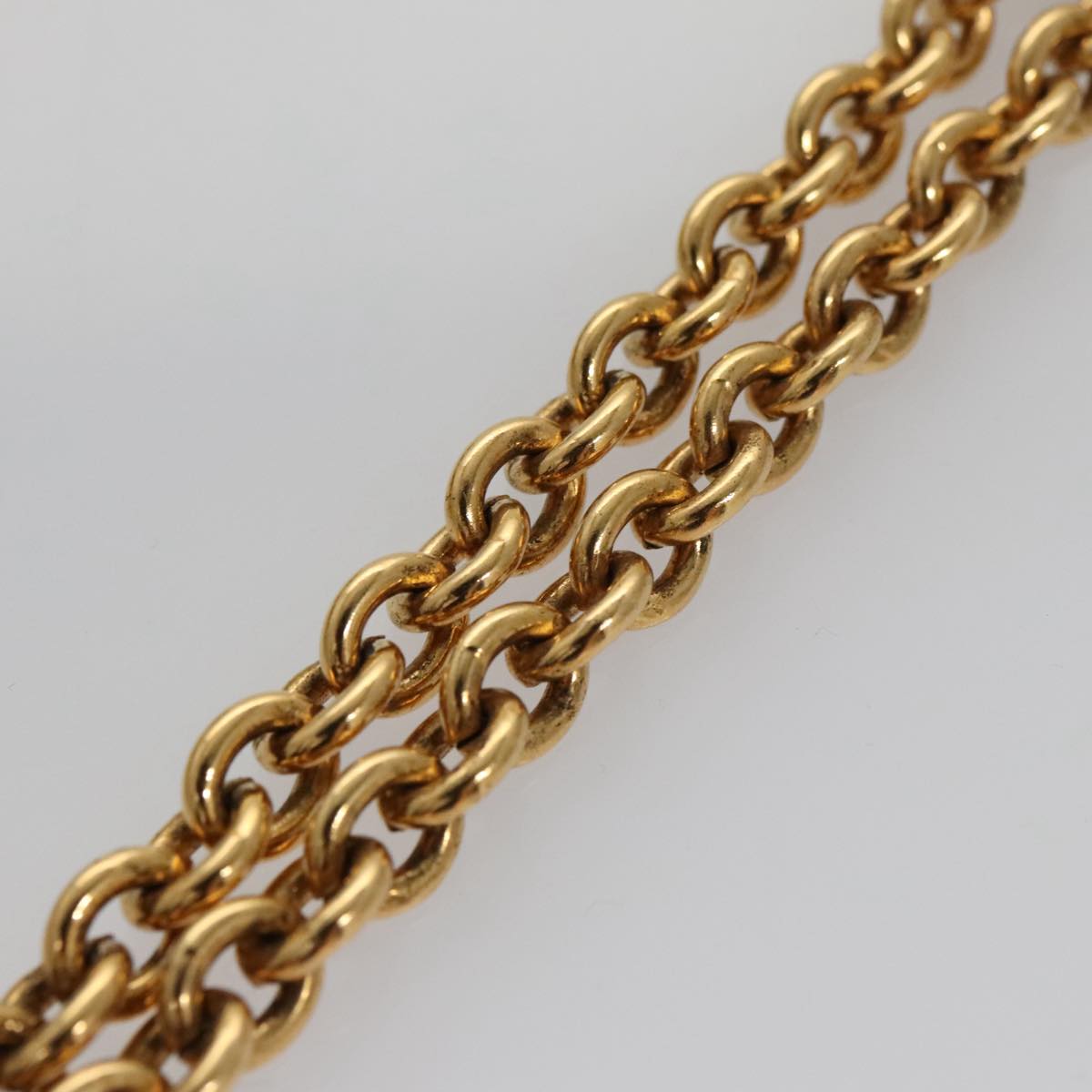 CHANEL Necklace metal Gold CC ep6760