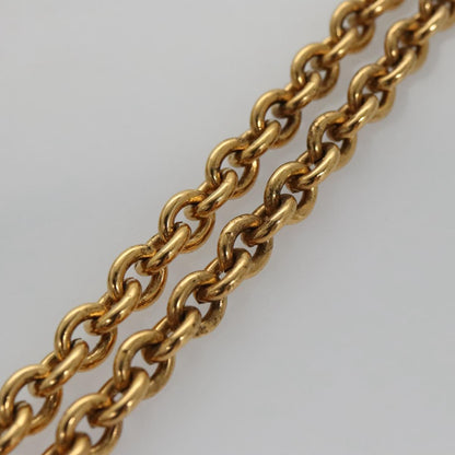 CHANEL Necklace metal Gold CC ep6760