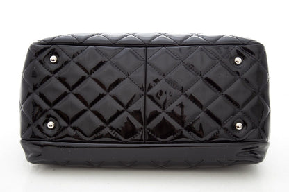 Chanel Black Diamond quilted "2009-2010"  Handbag