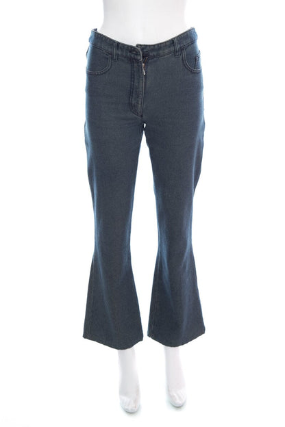 Chanel Blue CC Detail Jeans SZ 34