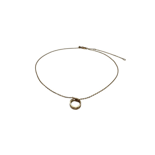 Gucci Amor circle pendant necklace